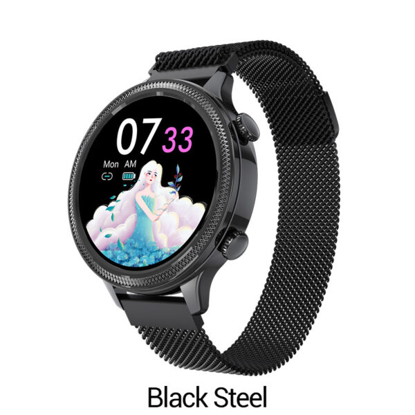 Ceas smartwatch Cyclop™ M3 bratara fitness, ecran Retina, BT 5.0, ritm cardiac, , IP 67, aluminiu, sporturi multiple, negru - imagine 6