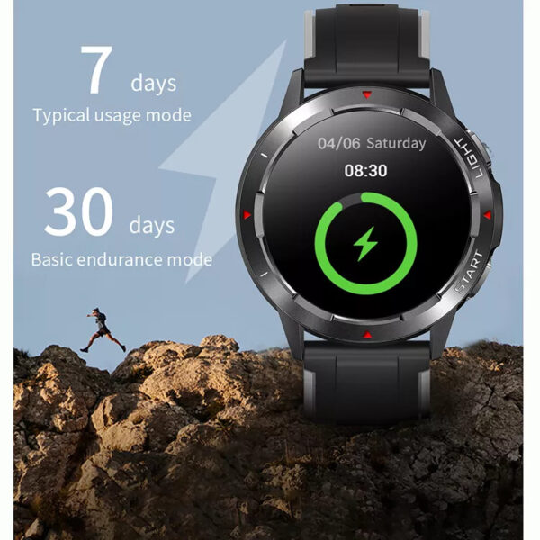 ceas smartwatch ny28 gps baterie 250mah 7 zile gri2949