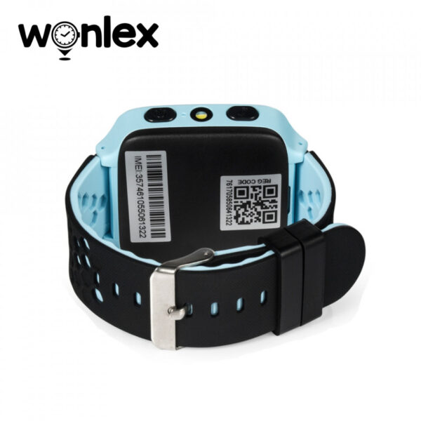 Ceas Smartwatch Pentru Copii Wonlex GW500s cu Functie Telefon, Localizare GPS, Camera, Lanterna, Pedometru, SOS – Albastru - imagine 3
