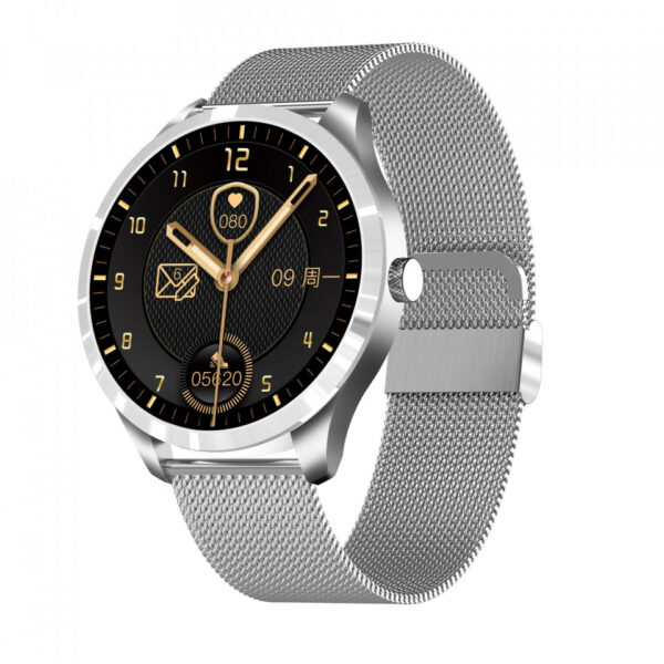 ceas smartwatch q9l unisex 1 3 inch ips hd multi sport curea metalica2355