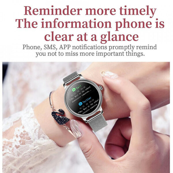 ceas smartwatch si bratara fitness ak38 pentru femei ciclu menstrual3069