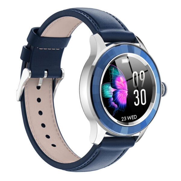 ceas smartwatch tky s09 moduri sportive functii multiple albastru2041