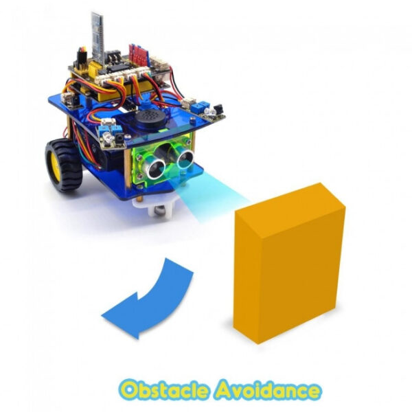 Robot Desktop Mini Bluetooth Smart Robot Car Kit V3.0 Arduino - imagine 3