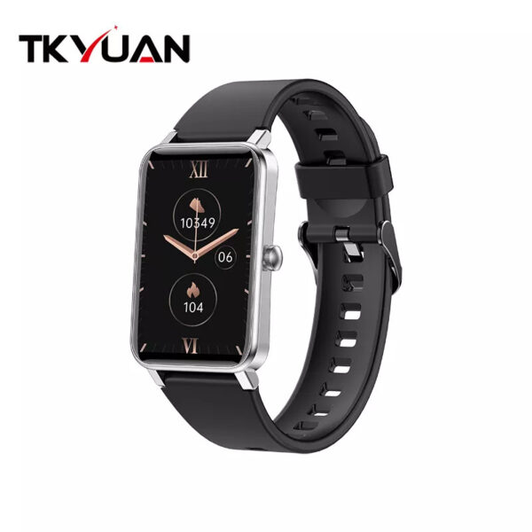 smartwatch dama zx18 syond brata silicon negru3032
