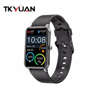 smartwatch dama zx18 syond brata silicon negru3033 1
