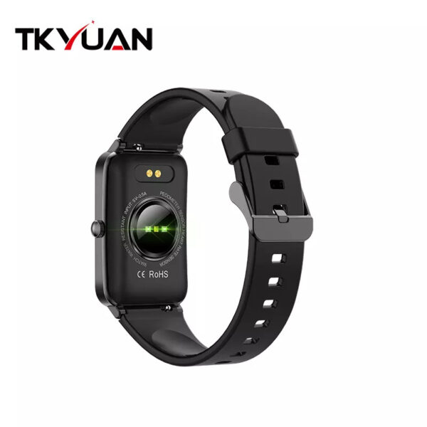 smartwatch dama zx18 syond brata silicon negru3034