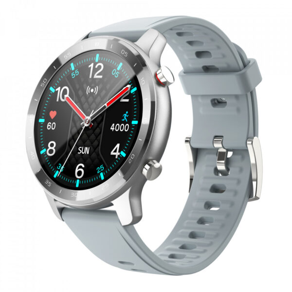 smartwatch s30 1 28 inch ips hd multi sport curea silicon silver2581