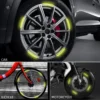 Set 20 bucati Elemente Reflectorizante "Wheel Arch" pentru autoturisme, biciclete, motociclete, atv-uri, scutere, culoare Argintiu - imagine 4