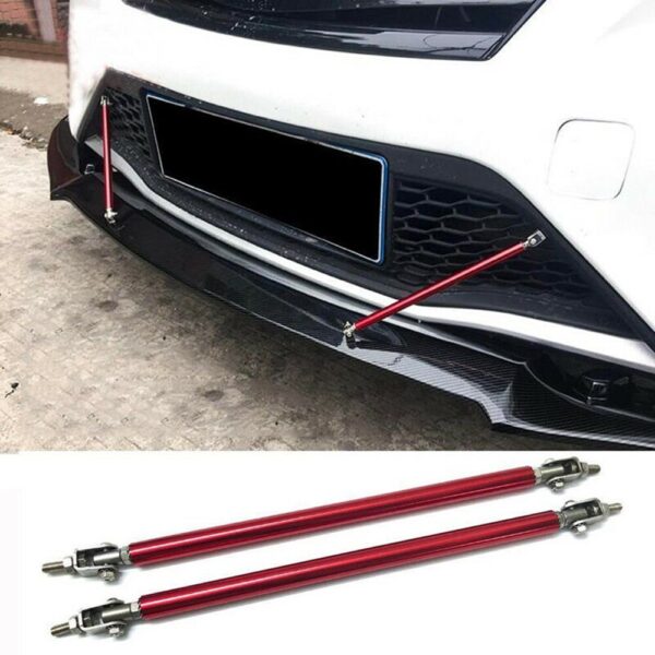 2019 New 1 Pair Universal Adjustable Front Bumper Lip Splitter Strut Tie Bar Support Rod Racing 9r3i e4 1.jpg