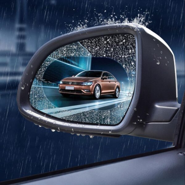 2PCS Car Side Window Protective Film Rear View Mirror Anti Fog Waterproof Rainproof Anti Glare Membrane 1.jpg