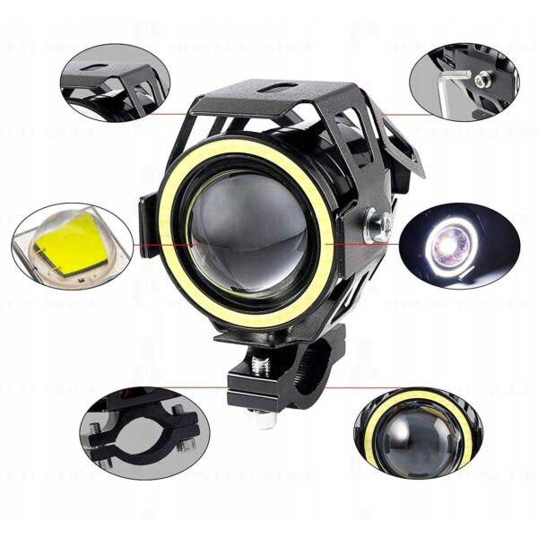 2x HALOGEN LED LAMPA REFLEKTOR RING U7 WLACZNIK Producent inny.jpg