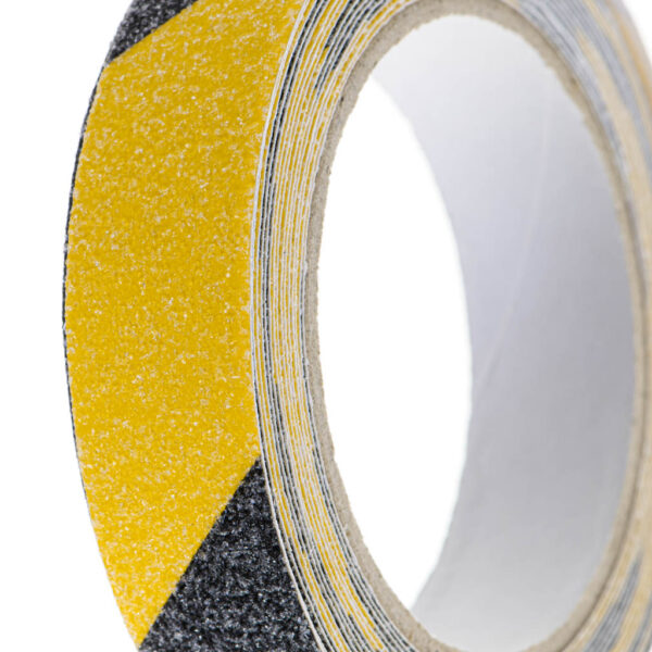 Anti slip protective tape 2 5cmx5m black yellow 107155.jpg