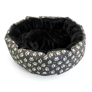 Culcus moale cu perna pentru caine pisica negru 50 cm 1producator 1.jpg