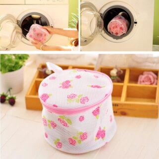Flower Lingerie Underwear Bra Sock Laundry Washing Aid Net Mesh Zip Bag Filter Top Selling Free.jpg