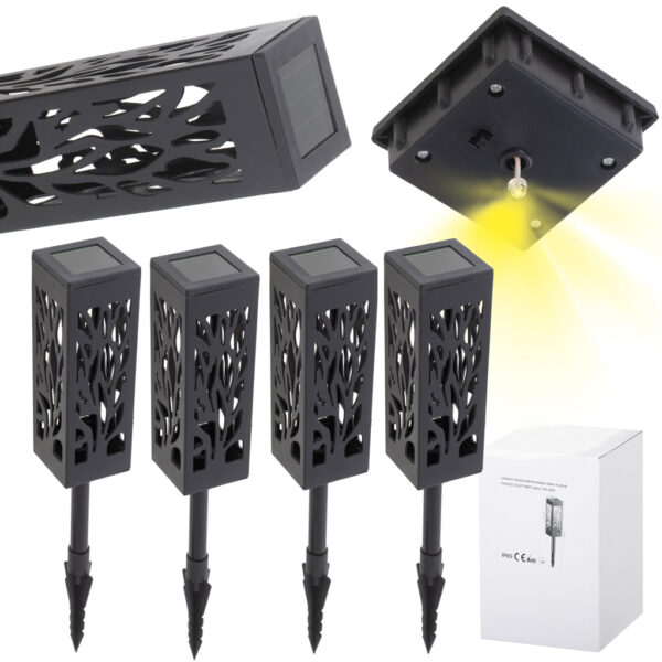 Lampy lampiony solarne stojace dekoracyjne 4 sztuki 111513.jpg